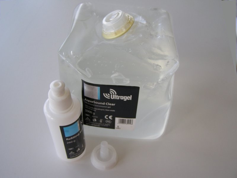 Sonografický gel Aquasound clear, kubitajner 5kg
