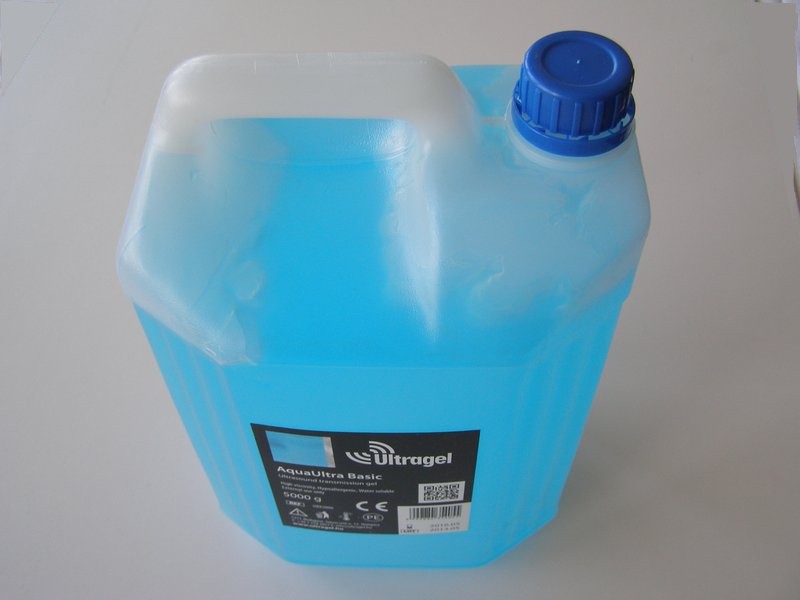 Sonografický gel Aquasound modrý, kanister 5kg